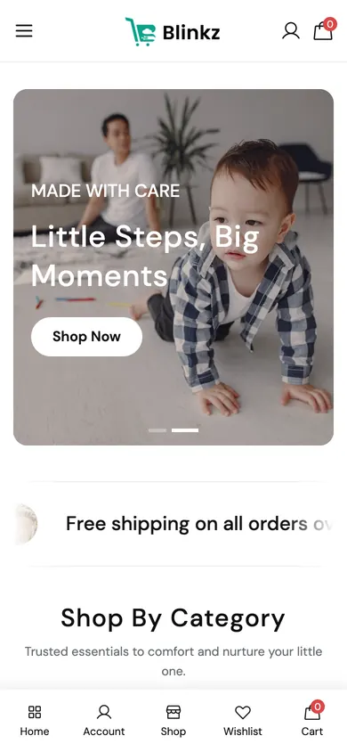 Haven theme on mobile